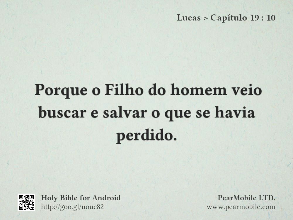 Lucas, Capítulo 19:10